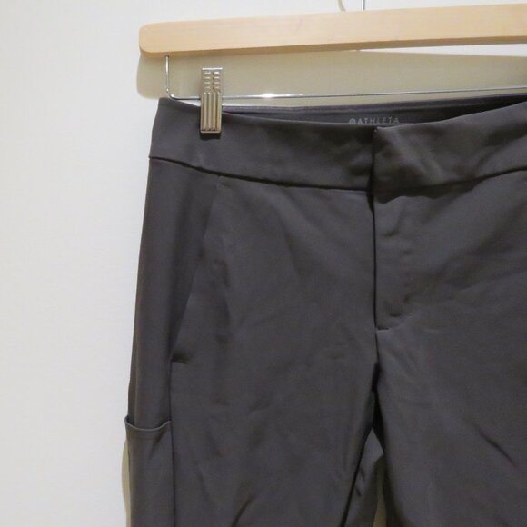 ATHLETA Stellar Trouser Pants in Shale Gray Office Travel Normcore Minimal 4P - Picture 6 of 14